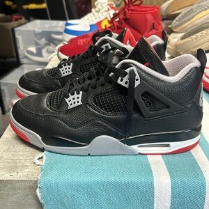 Size men’s 11.5- Nike Air Jordan 4 Retro Bred Reimagined Men's Shoes